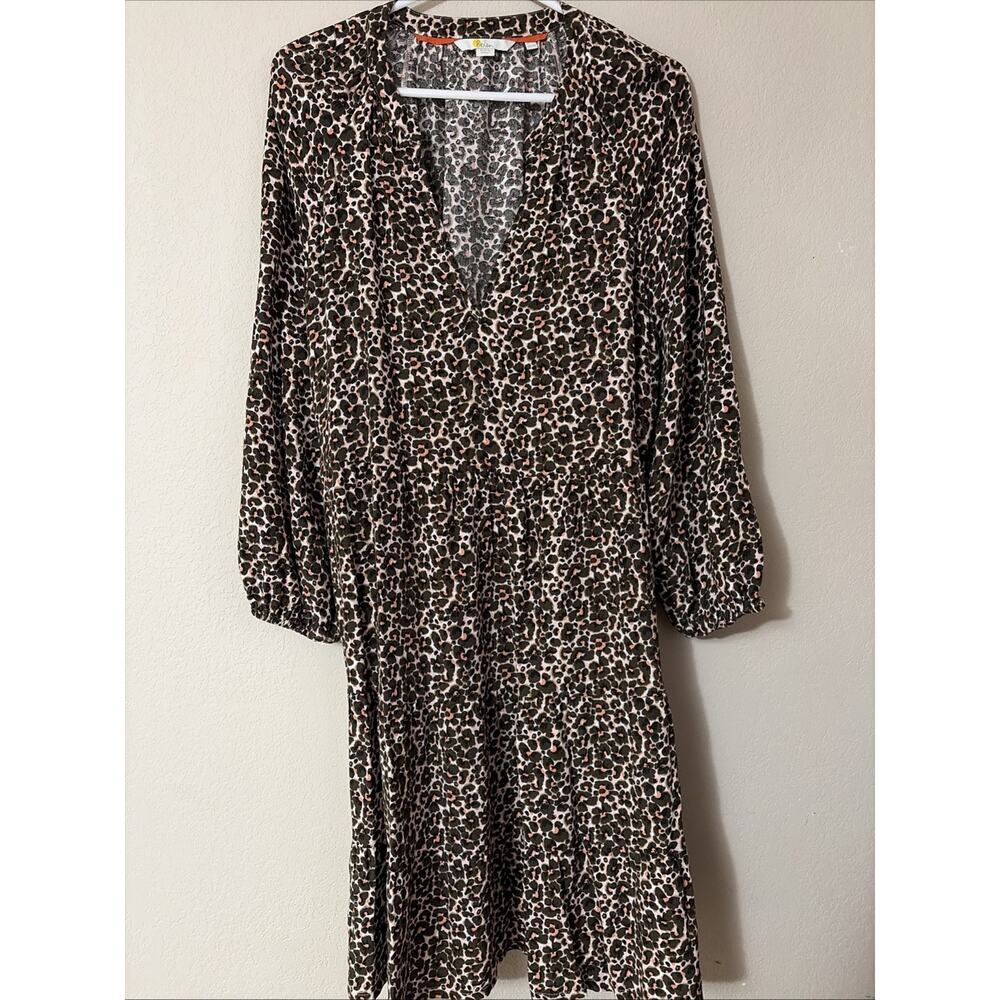Boden Dress Long Sleeve With Pockets Boho, Cottage Core Comfy Casual Size 10R